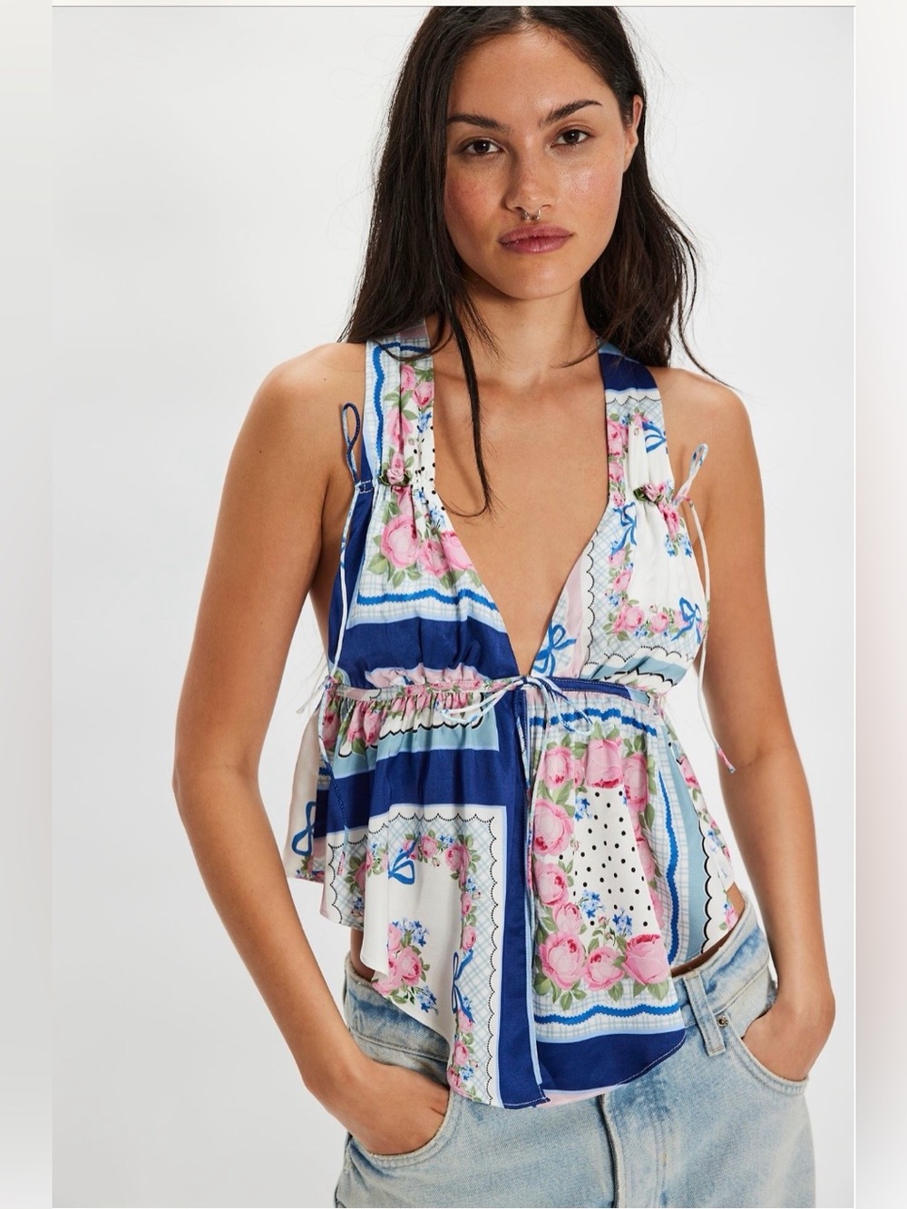 Free People For Love And Lemons Cassandra Top NWT 💖